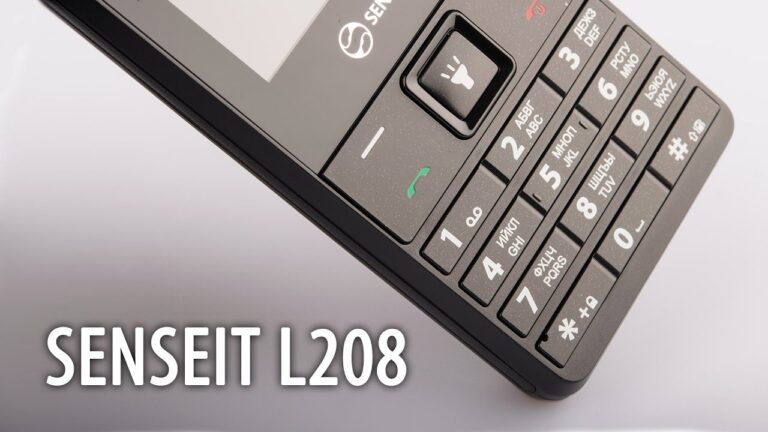 Телефон Senseit L208 подзарядит смартфон и проработает три месяца автономно