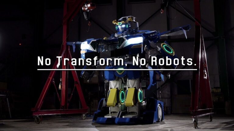 #видео | Японский трансформер превращается из робота в автомобиль за минуту